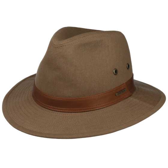 Chapeau Traveller Merton Cognac UPF 40+ - Stetson