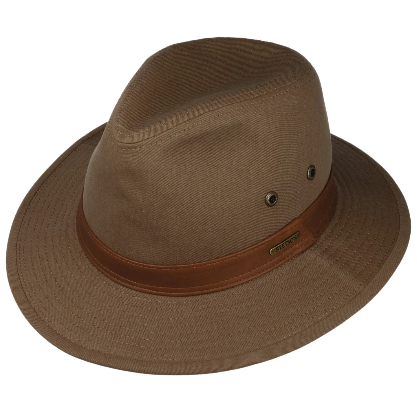 Stetson Merton Cognac Traveller Hat Reference: 19204| Chapellerie Traclet