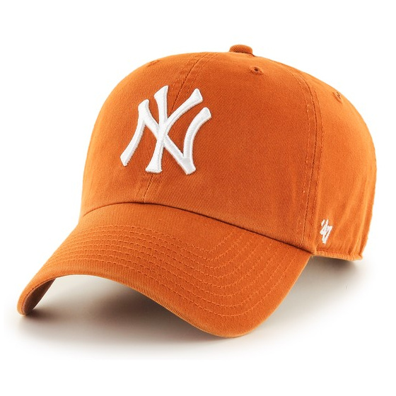 Casquette 47 CAP MLB NEW YORK YANKEES CLEAN UP Orange