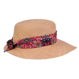 Giuditta Natural Raffia Cap - Traclet