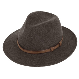 Chapeau Traveller Ambierle Feutre Laine Marron - Trac