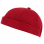 Red Cotton Docker Beanie - Traclet