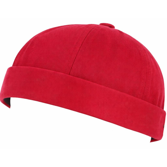 Red Cotton Docker Beanie - Traclet