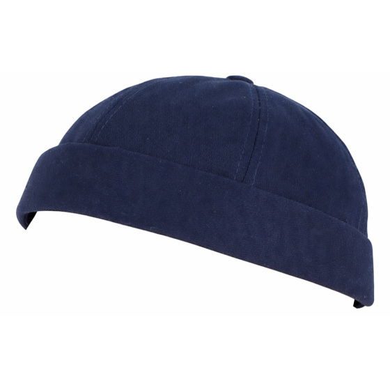 Bonnet Docker Coton Marine - Traclet