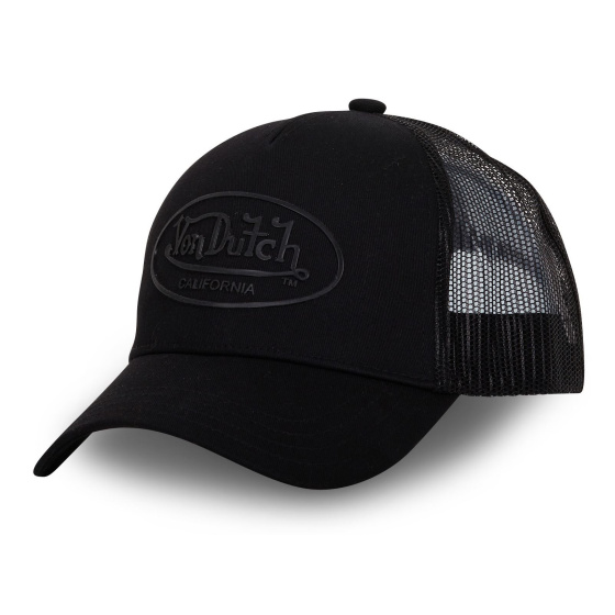 Trucker Log Black Cap - Von Dutch