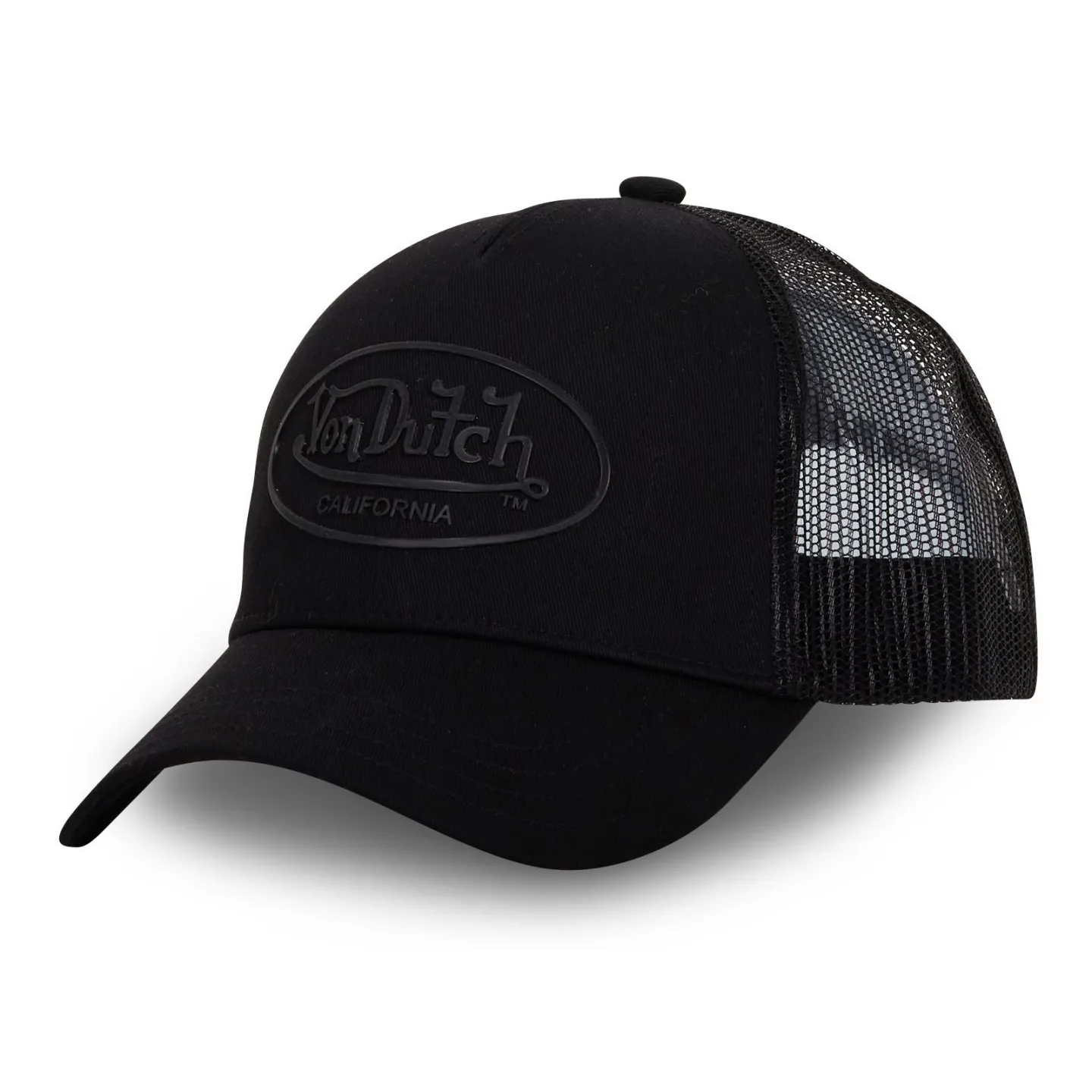 Trucker Log Black Cap - Von Dutch  Reference : 23617| Chapellerie Traclet