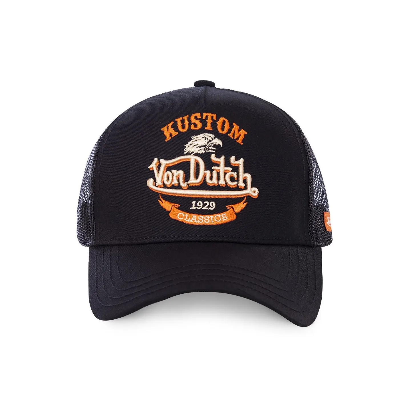 Baseball Kustom Black Cap - Von Dutch  Reference : 23618| Chapellerie Traclet
