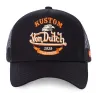 Baseball Kustom Black Cap - Von Dutch  Reference : 23618| Chapellerie Traclet