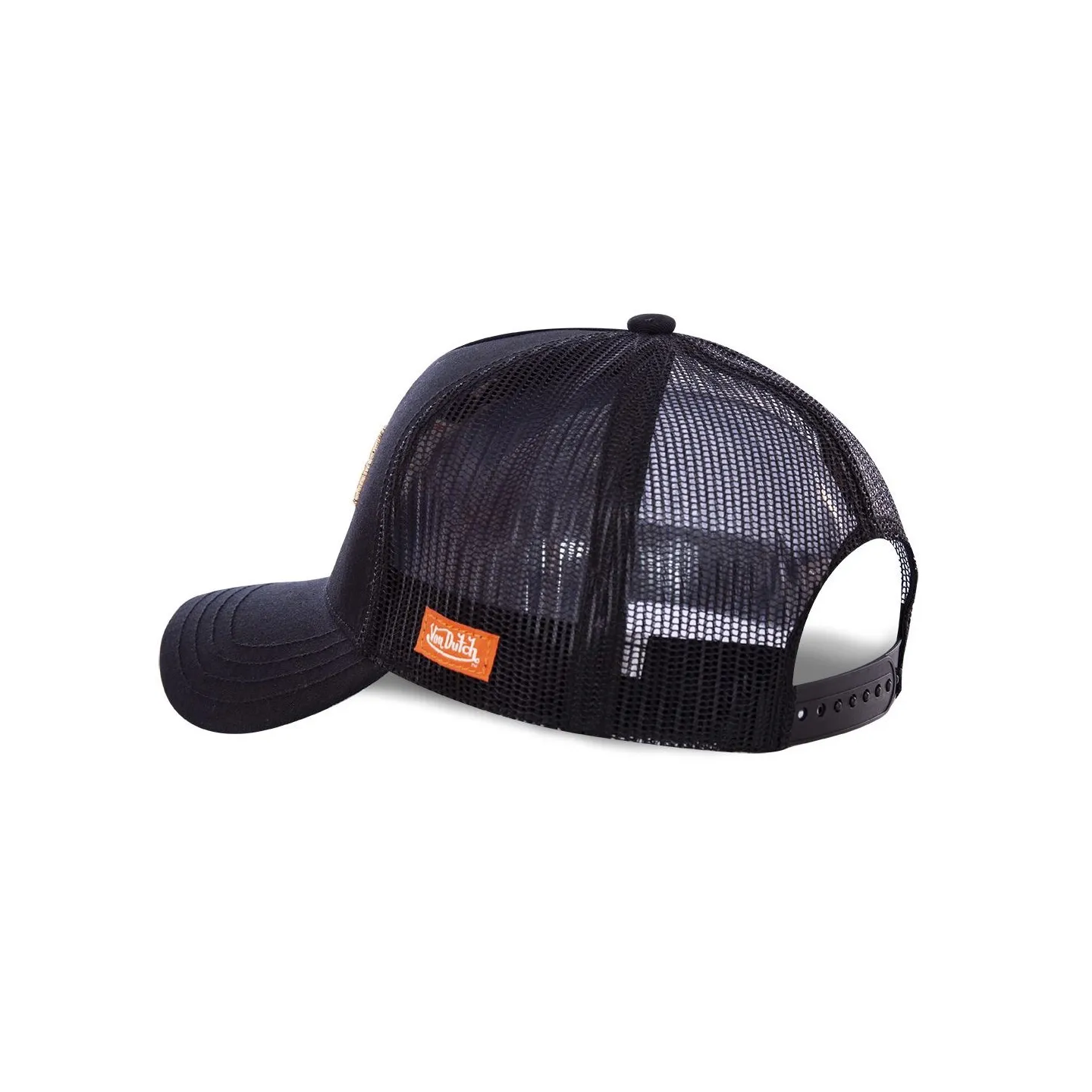 Casquette Baseball Kustom Noire - Von Dutch  Reference : 23618| Chapellerie Traclet