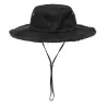 Bob Washed Solano Coton Noir - VON DUTCH  Reference : 23621| Chapellerie Traclet
