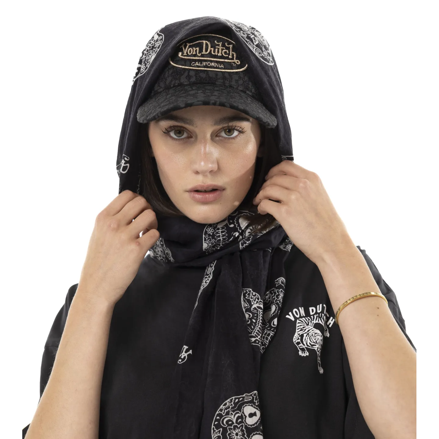 Chèche Skull Rider Coton - Von Dutch