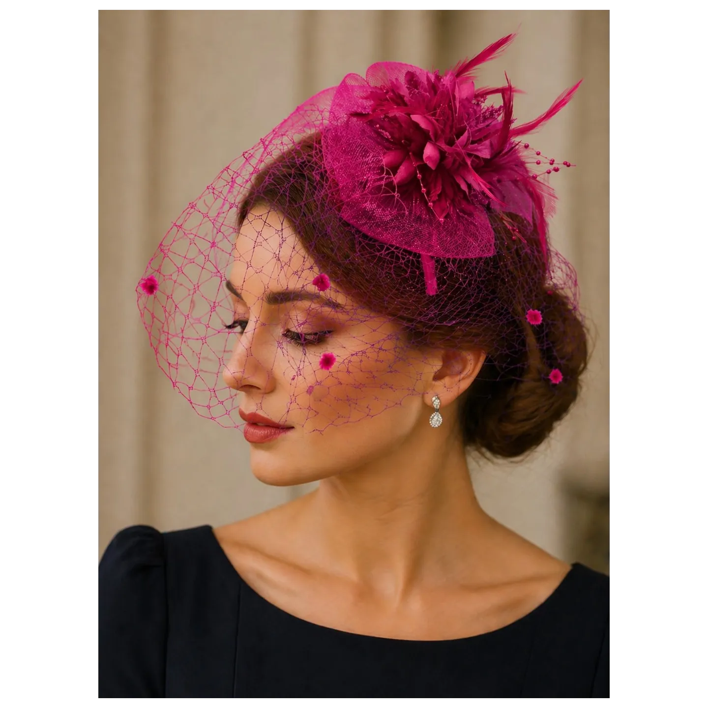 Jacqueline Ceremony Headband - Traclet Reference: 23625| Chapellerie Traclet
