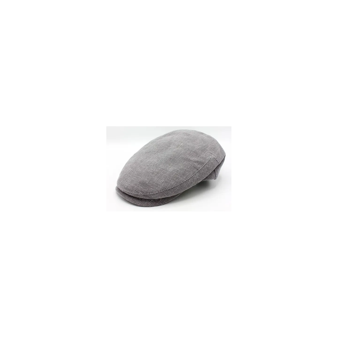 Casquette Plate Marius Lin & coton Grise - Traclet