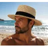 Drake Natural Straw Boater - Traclet Reference: 23640| Chapellerie Traclet