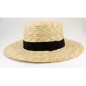 Canotier Drake Paille Naturelle - Traclet Reference : 23640| Chapellerie Traclet