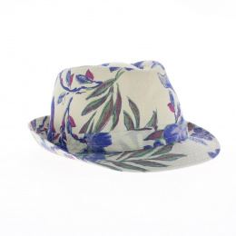 Blue Flower Hat