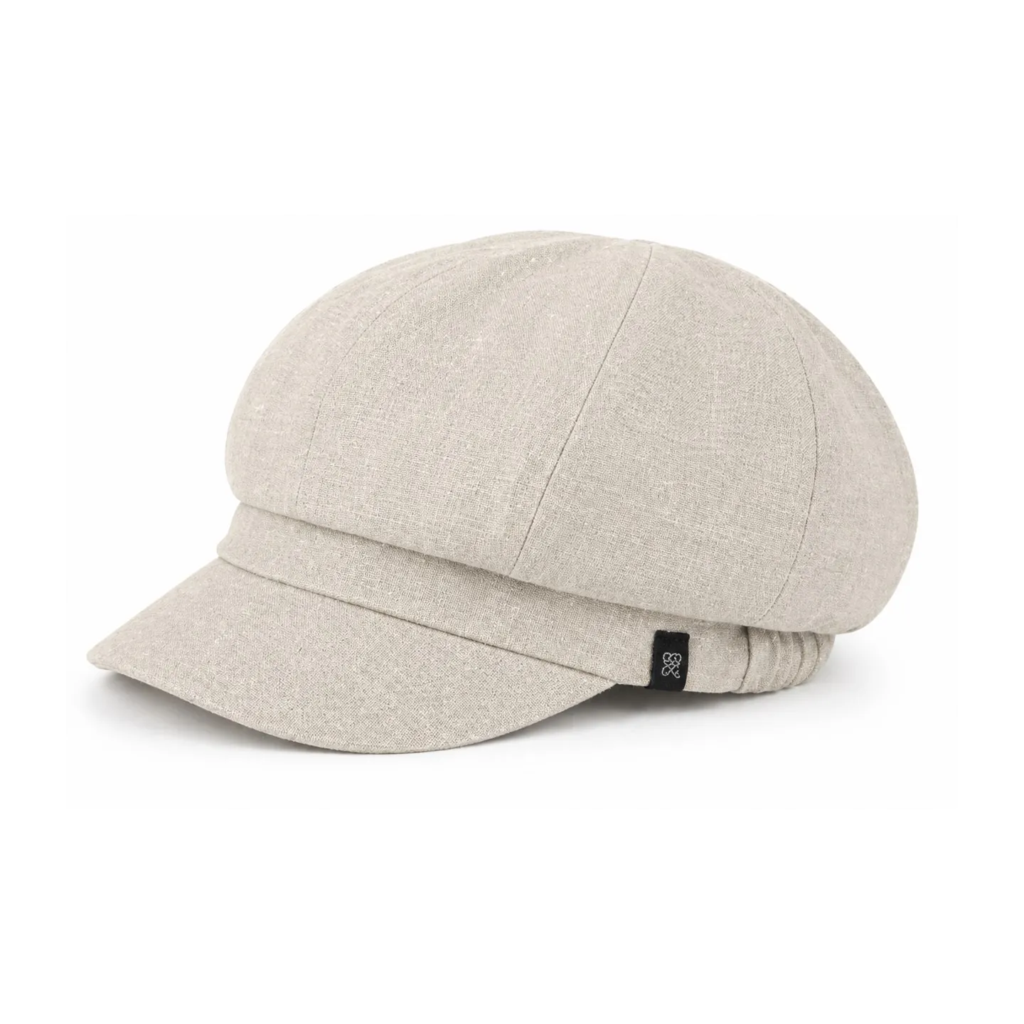 Casquette Gavroche Esma Lin Réversible Lin & Emeraude - MTM