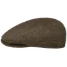 Fontana Flat Cap Brown Linen - Stetson ref 23651 chapellerie traclet