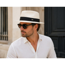 Chapeau Fédora Classico Panama Blanchi - Traclet