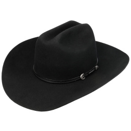 Black Woolfelt Western Deadwood Hat - Stetson