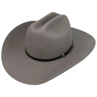 Chapeau Western Deadwood Woolfelt Gris - Stetson