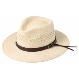 Chapeau Traveller Panama Azogues Naturel - Traclet