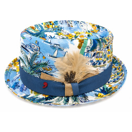 Chapeau Pork Pie Potenza Coton - Traclet