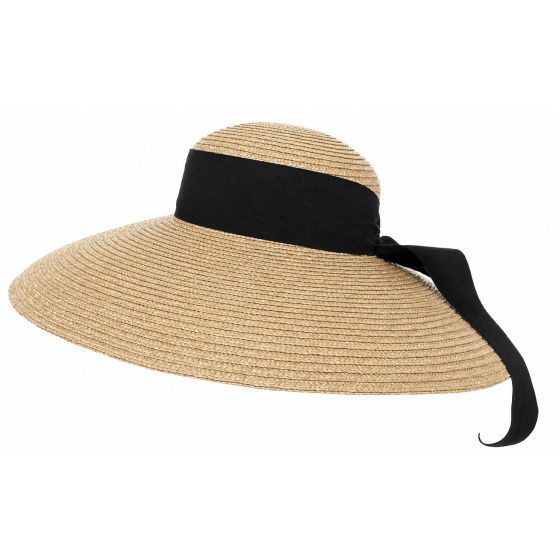 Capeline Anzio Larges Bords Paille Naturelle - Traclet