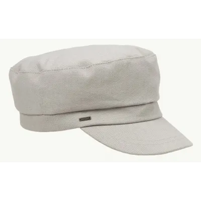 Imperia Light Grey Cotton Sailor Cap - Traclet Scippis Reference : 23676| Chapellerie Traclet