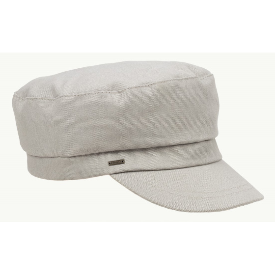 Imperia Light Grey Cotton Sailor Cap - Traclet Scippis