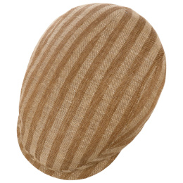 Casquette Plate Ligurie Lin & laine Beige - Stetson
