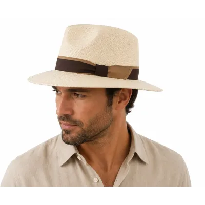 Chapeau Traveller Gaspard Panama Naturel - Traclet  Reference : 23692 | Chapellerie Traclet