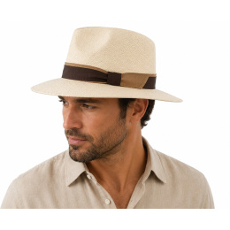 Gaspard Traveller Hat Natural Panama - Traclet