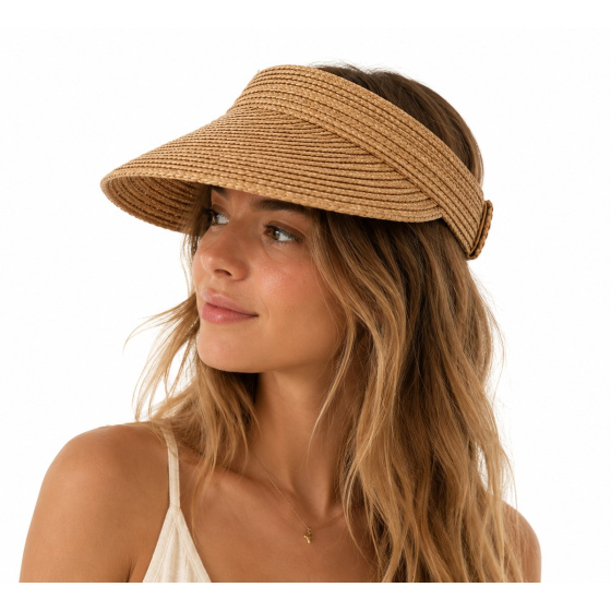 Casquette Visière Ombrie Paille - Traclet