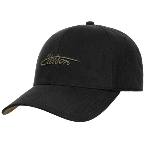 Varèse Waxed UPF 40+ Black Baseball Cap - Stetson