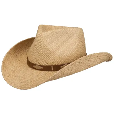 Natural Straw Western Cowboy Hat - Stetson ref 23713 chapellerie traclet