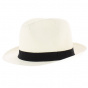 boutique de chapeau - chapeau raguse  noir et blanc