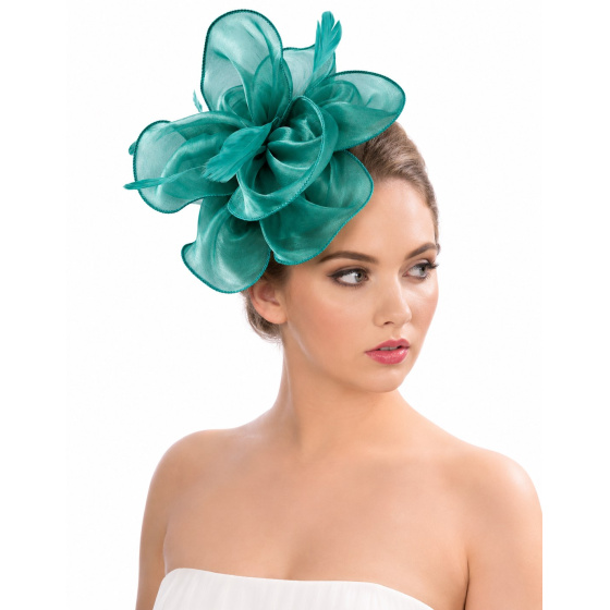 Lucie Green Ceremony Hat - Traclet