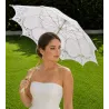 Ombrelle Blanche Lyna Dentelle Coton - Traclet