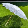 Ombrelle Blanche Lyna Dentelle Coton - Traclet  Reference : 23728| Chapellerie Traclet