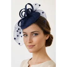 Chapeau De Cérémonie Haná Marine - Traclet