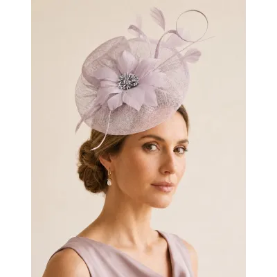 Chapeau De Cérémonie Zita Gris Perle - Traclet