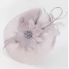 Chapeau De Cérémonie Zita Gris Perle - Traclet  Reference : 23733| Chapellerie Traclet