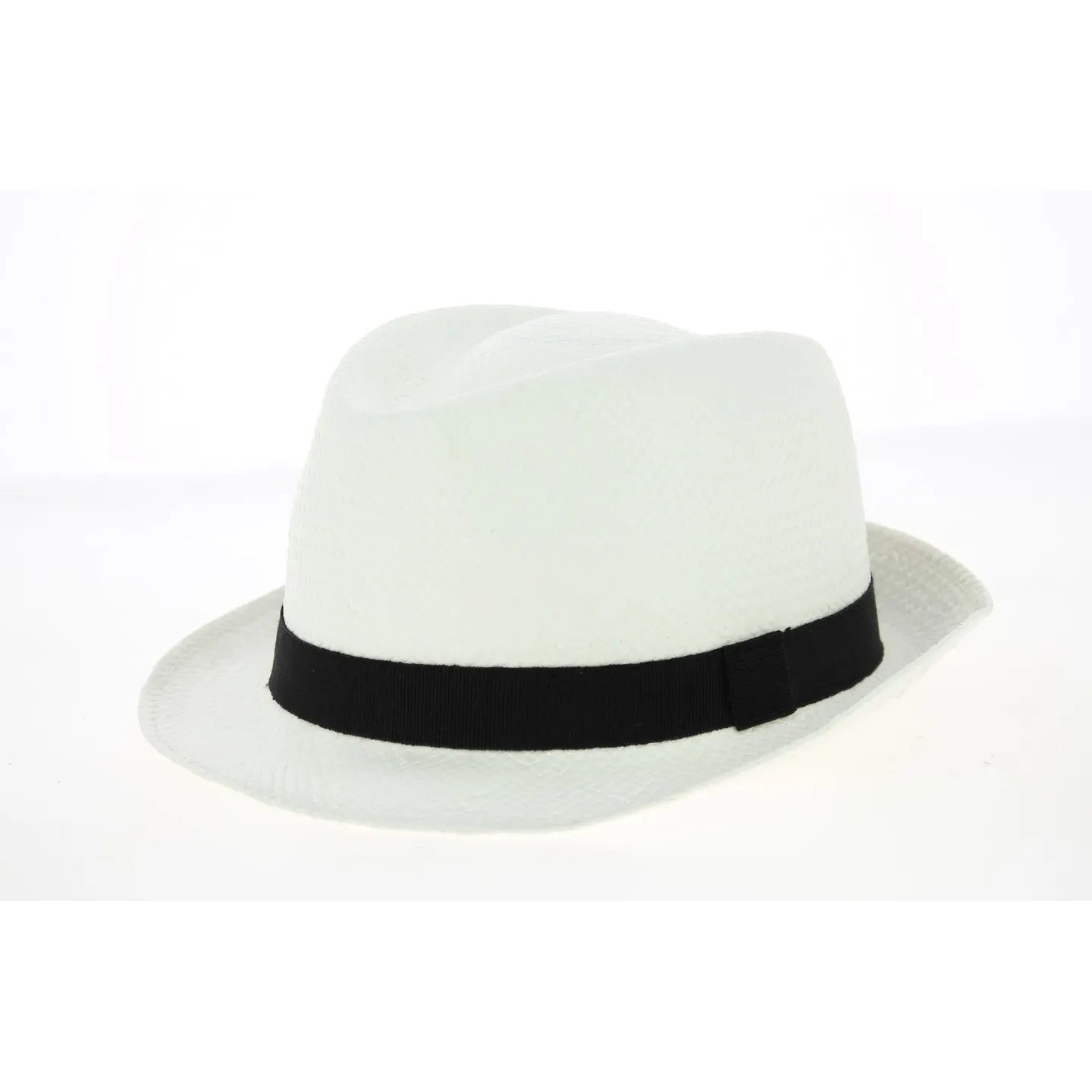 Chapeau Trilby Scapello Paille Papier Blanc- Traclet Reference : 23734| Chapellerie Traclet