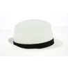 Chapeau Trilby Scapello Paille Papier Blanc- Traclet Reference : 23734| Chapellerie Traclet