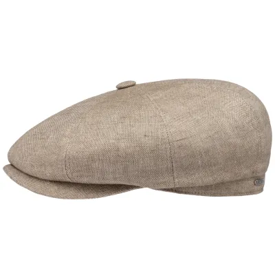 Casquette Hatteras Lin Bleu Beige - Stetson