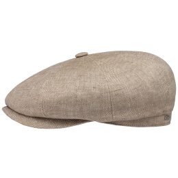 Hatteras Linen Blue Beige Cap - Stetson