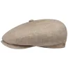 Hatteras Linen Blue Beige Cap - Stetson Reference: 23741| Chapellerie Traclet