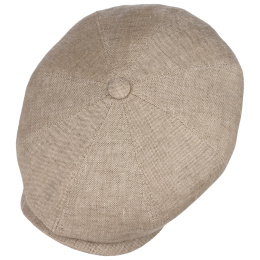Hatteras Linen Blue Beige Cap - Stetson