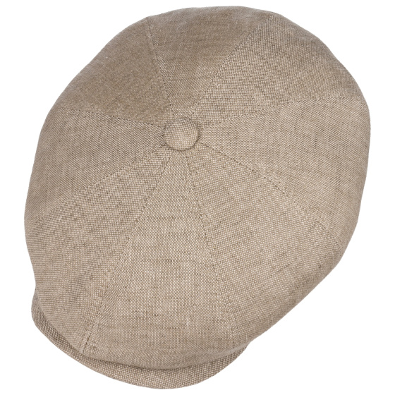 Hatteras Linen Blue Beige Cap - Stetson